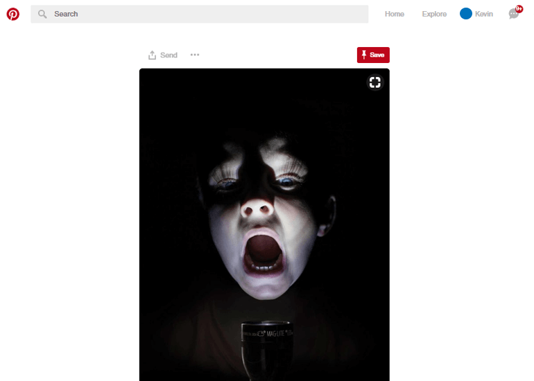 Maglite Halloween Pinterest Ad