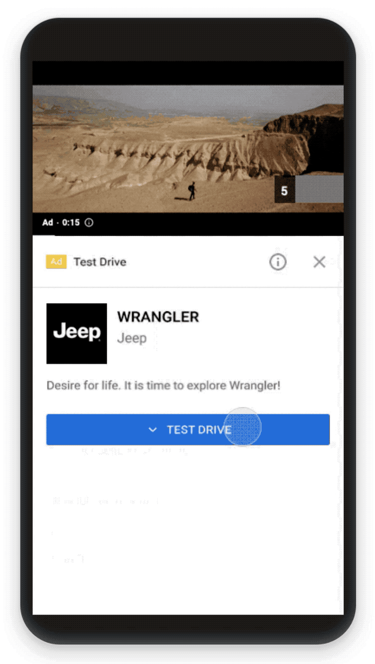Jeep's Shoppable Ads on YouTube 